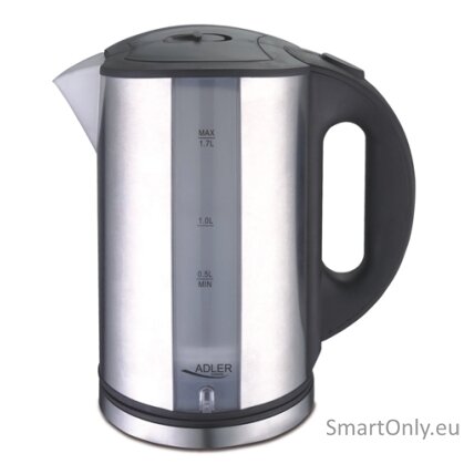 Adler | Kettle | AD 1216 | Standard | 2000 W | 1.7 L | Stainless steel | 360° rotational base Adler | Kettle | AD 1216 | Standard | 2000 W | 1.7 L | Stainless steel | 360° rotational base