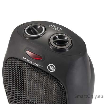 Adler | AD 7702 | Fan Heater | 1500 W | Number of power levels 2 | Black 2 Adler | AD 7702 | Fan Heater | 1500 W | Number of power levels 2 | Black 2