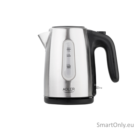 Adler | Kettle | AD 1273 | Standard | 1200 W | 1 L | Stainless steel | 360° rotational base | Stainless steel Adler | Kettle | AD 1273 | Standard | 1200 W | 1 L | Stainless steel | 360° rotational base | Stainless steel