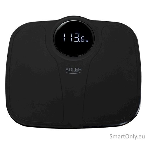 Adler | Bathroom Scale | AD 8172b | Maximum weight (capacity) 180 kg | Accuracy 100 g | Body Mass Index (BMI) measuring | Black 1 Adler | Bathroom Scale | AD 8172b | Maximum weight (capacity) 180 kg | Accuracy 100 g | Body Mass Index (BMI) measuring | Black 1
