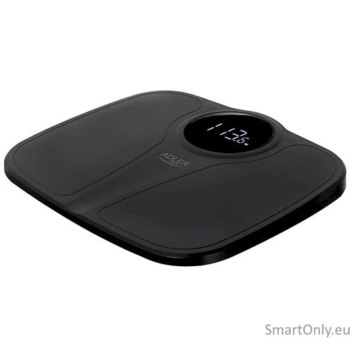 Adler | Bathroom Scale | AD 8172b | Maximum weight (capacity) 180 kg | Accuracy 100 g | Body Mass Index (BMI) measuring | Black 2 Adler | Bathroom Scale | AD 8172b | Maximum weight (capacity) 180 kg | Accuracy 100 g | Body Mass Index (BMI) measuring | Black 2