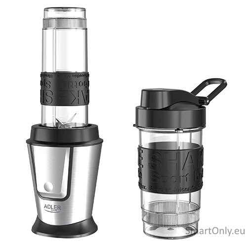 Adler Blender AD 4081 Tabletop 800 W Jar material BPA Free Plastic Jar capacity 0.57 and 0.4 L Ice crushing Black/Stainless steel New 6 Adler Blender AD 4081 Tabletop 800 W Jar material BPA Free Plastic Jar capacity 0.57 and 0.4 L Ice crushing Black/Stainless steel New 6