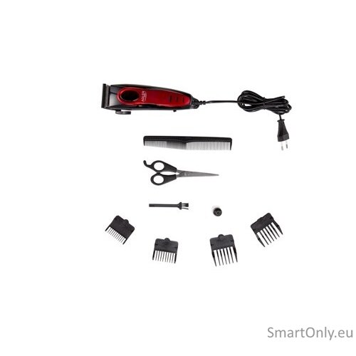 Adler Hair clipper AD 2825 Corded, Red 1