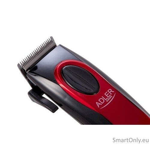 Adler Hair clipper AD 2825 Corded, Red 3