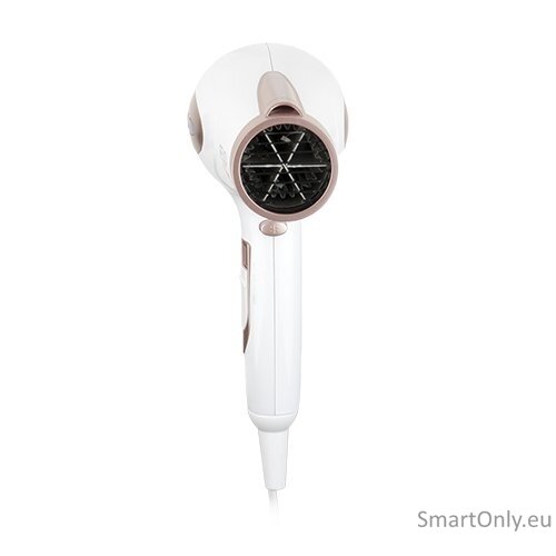 Adler | Hair Dryer | AD 2248 | 2400 W | Number of temperature settings 3 | Ionic function | Diffuser nozzle | White 1 Adler | Hair Dryer | AD 2248 | 2400 W | Number of temperature settings 3 | Ionic function | Diffuser nozzle | White 1
