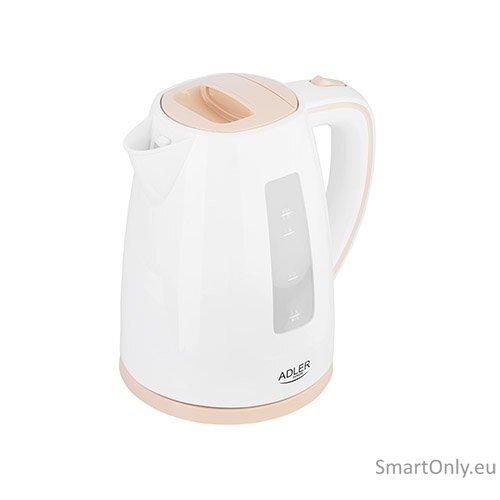 Adler Kettle AD 1264 Standard 2200 W 1.7 L Plastic 360° rotational base White 1 Adler Kettle AD 1264 Standard 2200 W 1.7 L Plastic 360° rotational base White 1