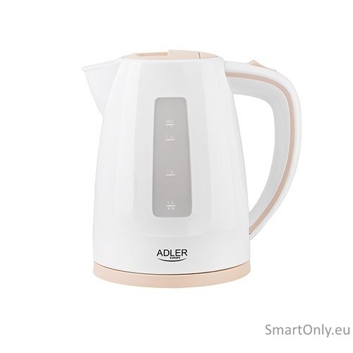 Adler Kettle AD 1264 Standard 2200 W 1.7 L Plastic 360° rotational base White