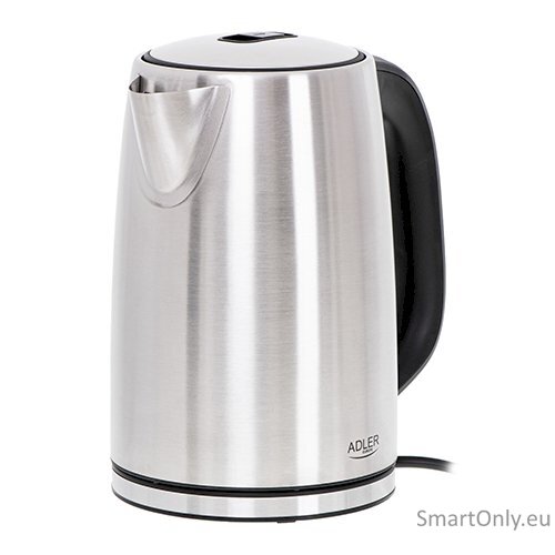 Adler Kettle AD 1340 Electric 2200 W 1.7 L Stainless steel 360° rotational base Inox 3 Adler Kettle AD 1340 Electric 2200 W 1.7 L Stainless steel 360° rotational base Inox 3