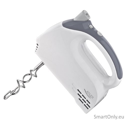 Adler Mixer AD 4201 g Hand Mixer 300 W Number of speeds 5 Turbo mode White Adler Mixer AD 4201 g Hand Mixer 300 W Number of speeds 5 Turbo mode White