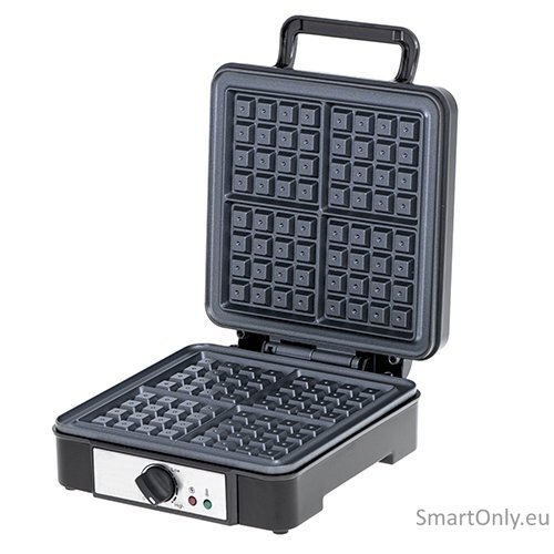 Adler Waffle Maker AD 3049 1200 W Number of pastry 4 Belgium Black