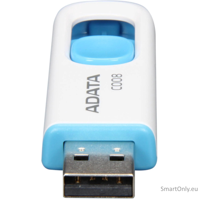 ADATA | C008 | 64 GB | USB 2.0 | White/Blue 2 ADATA | C008 | 64 GB | USB 2.0 | White/Blue 2