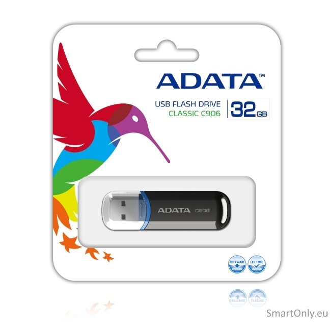 ADATA | C906 | 32 GB | USB 2.0 | Black 1