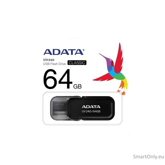 ADATA | DashDrive UV240 | 64 GB | USB 2.0 | Black 1