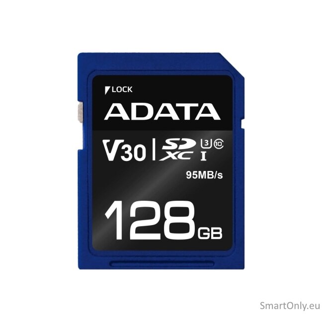 ADATA | Premier Pro | UHS-I | 128 GB | SDXC | Flash memory class 10 1 ADATA | Premier Pro | UHS-I | 128 GB | SDXC | Flash memory class 10 1