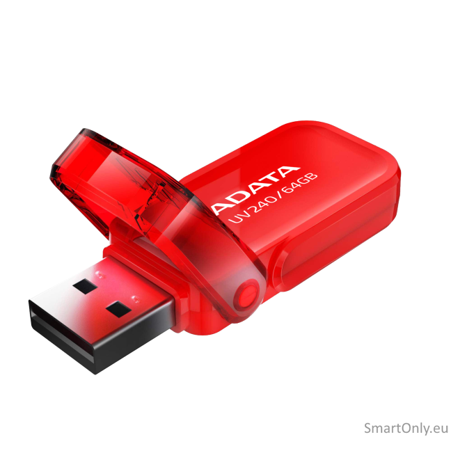 ADATA | USB Flash Drive | UV240 | 64 GB | USB 2.0 | Red 1 ADATA | USB Flash Drive | UV240 | 64 GB | USB 2.0 | Red 1