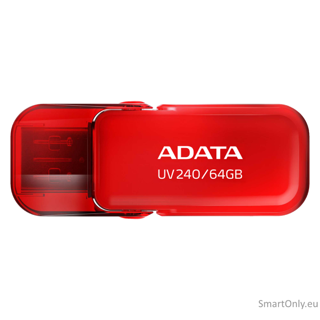ADATA | USB Flash Drive | UV240 | 64 GB | USB 2.0 | Red ADATA | USB Flash Drive | UV240 | 64 GB | USB 2.0 | Red