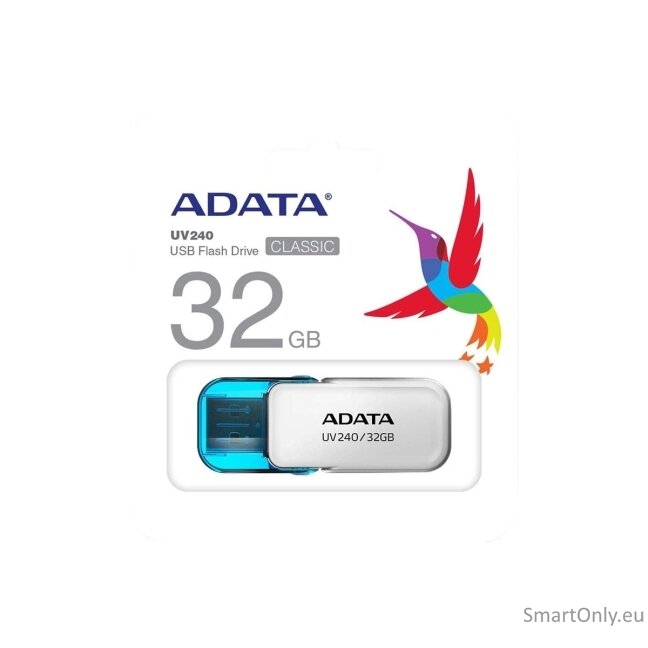 ADATA | UV240 | 32 GB | USB 2.0 | White 2 ADATA | UV240 | 32 GB | USB 2.0 | White 2