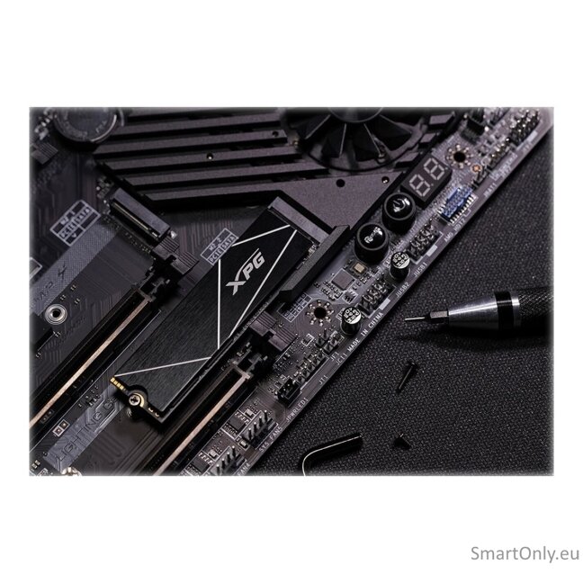 ADATA | XPG Gammix S70 BLADE | 1000 GB | SSD form factor M.2 2280 | Solid-state drive interface  PCIe Gen4x4 | Read speed 7400 MB/s | Write speed 6400 MB/s 13