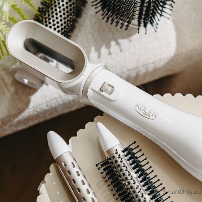 Adler 5-in-1 Curling Iron-Dryer | AD 2027 | Number of heating levels 2 | 1200 W | White/Champagne 12