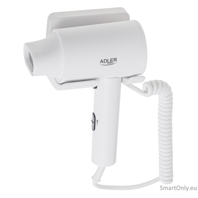 Adler AD 2285 Wall-Mount Hair Dryer, White 1 Adler AD 2285 Wall-Mount Hair Dryer, White 1
