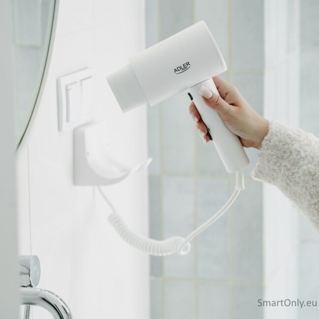 Adler AD 2285 Wall-Mount Hair Dryer, White 11 Adler AD 2285 Wall-Mount Hair Dryer, White 11