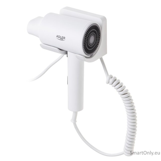 Adler AD 2285 Wall-Mount Hair Dryer, White 4 Adler AD 2285 Wall-Mount Hair Dryer, White 4