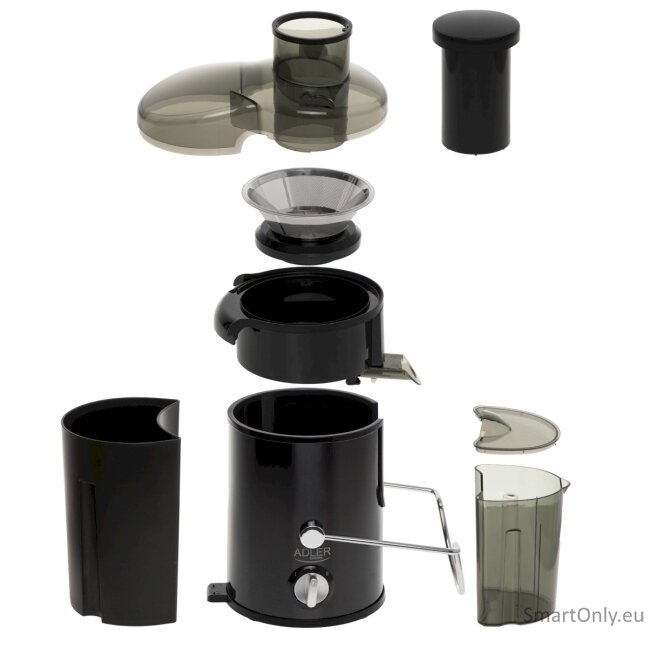Adler AD 4132 | Type Juicer maker | Dark Inox | 800 W | Number of speeds 3 5 Adler AD 4132 | Type Juicer maker | Dark Inox | 800 W | Number of speeds 3 5