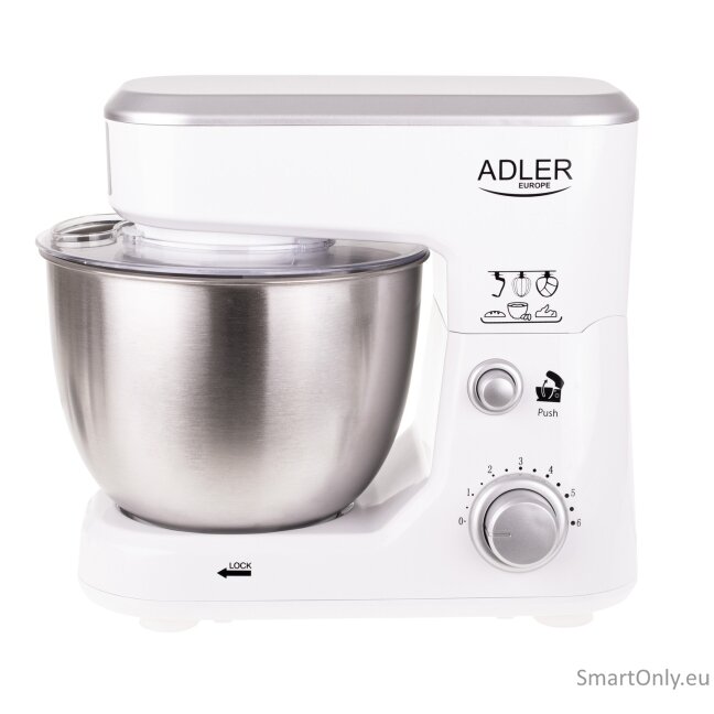 Adler | AD 4216 | 1000 W | Number of speeds 6 | Bowl capacity 4 L | White 2