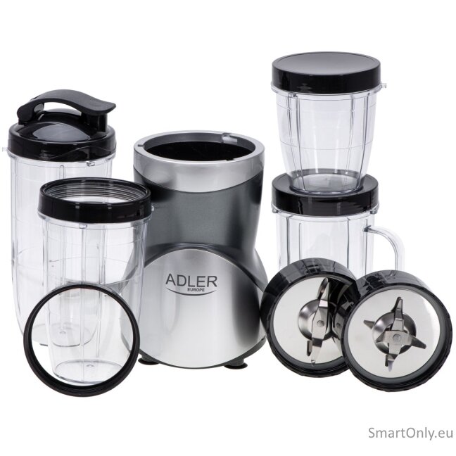 Adler Blender Smoothie Set AD 4084 Tabletop 1200 W Jar material BPA-Free EU Plug 7 Adler Blender Smoothie Set AD 4084 Tabletop 1200 W Jar material BPA-Free EU Plug 7