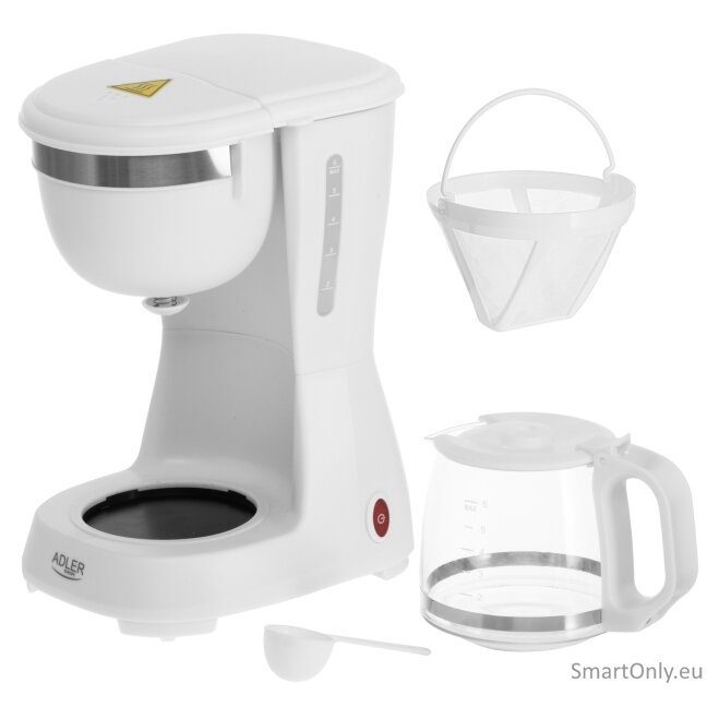 Adler Coffee Maker | AD 4381w | Drip | 600 W | White 7