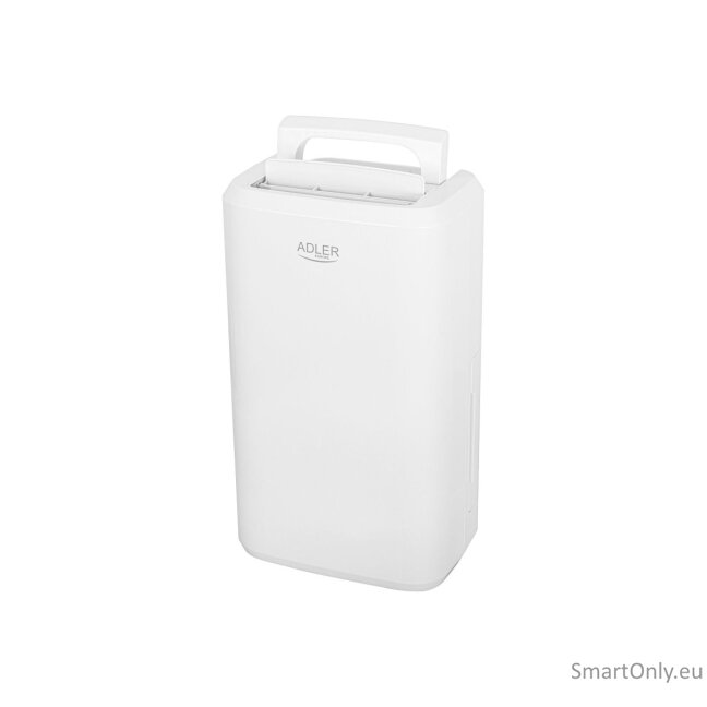 Adler Compressor Air Dehumidifier AD 7861 Power 280 W, Suitable for rooms up to 60 m³, Water tank capacity 2 L, White 2 Adler Compressor Air Dehumidifier AD 7861 Power 280 W, Suitable for rooms up to 60 m³, Water tank capacity 2 L, White 2