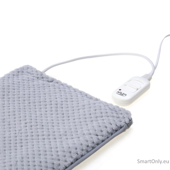 Adler | Electric Blanket heating - pad | AD 7415 | Number of heating levels 2 | Number of persons 1 | Washable | Remote control | 80 W | Grey 1