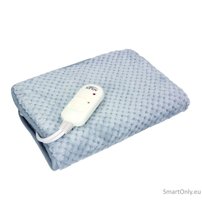Adler | Electric Blanket heating - pad | AD 7415 | Number of heating levels 2 | Number of persons 1 | Washable | Remote control | 80 W | Grey 2