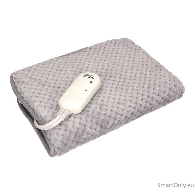 Adler | Electric Blanket heating - pad | AD 7415 | Number of heating levels 2 | Number of persons 1 | Washable | Remote control | 80 W | Grey 4