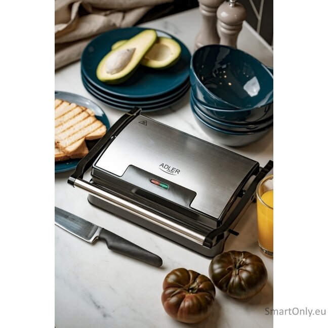 Adler | Electric Grill | AD 3052 | Table | 1200 W | Stainless steel 10