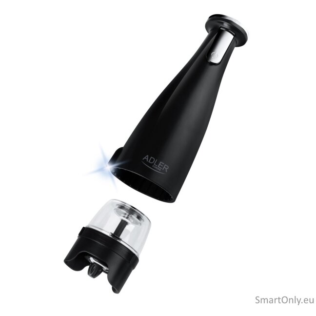 Adler | Electric Salt and pepper grinder | AD 4449b | Housing material ABS plastic | 7 W | Lithium | Matte Black 3
