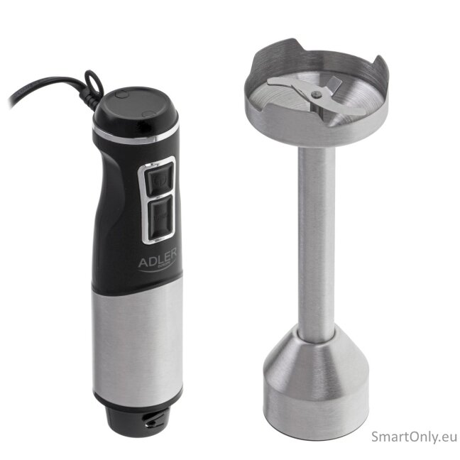 Adler | Hand Blender | AD 4628 | Hand Blender | 1900 W | Number of speeds 1 | Turbo mode | Ice crushing | Stainless Steel/Black 3 Adler | Hand Blender | AD 4628 | Hand Blender | 1900 W | Number of speeds 1 | Turbo mode | Ice crushing | Stainless Steel/Black 3