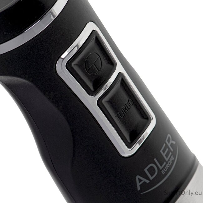 Adler | Hand Blender | AD 4628 | Hand Blender | 1900 W | Number of speeds 1 | Turbo mode | Ice crushing | Stainless Steel/Black 4 Adler | Hand Blender | AD 4628 | Hand Blender | 1900 W | Number of speeds 1 | Turbo mode | Ice crushing | Stainless Steel/Black 4