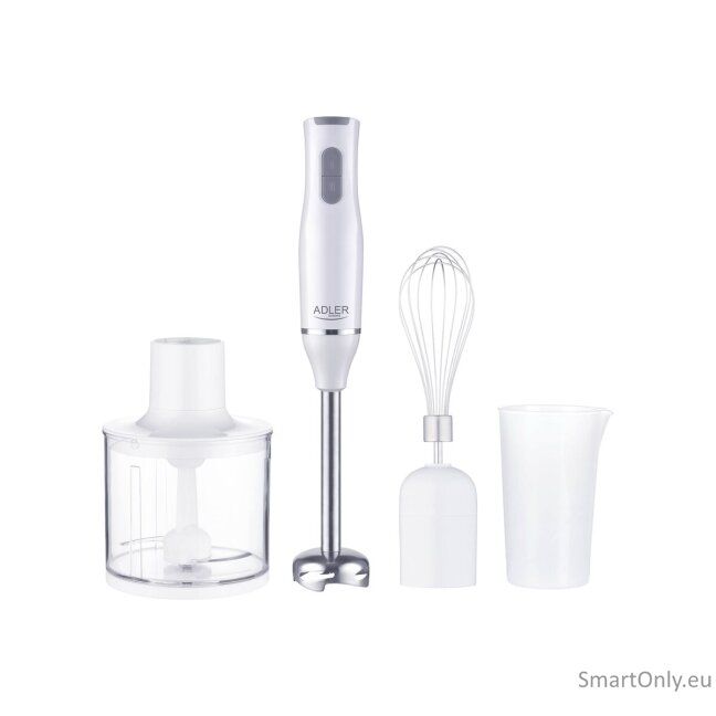 Adler Hand blender set AD 4620 Hand Blender 800 W Number of speeds 2 Chopper White 7