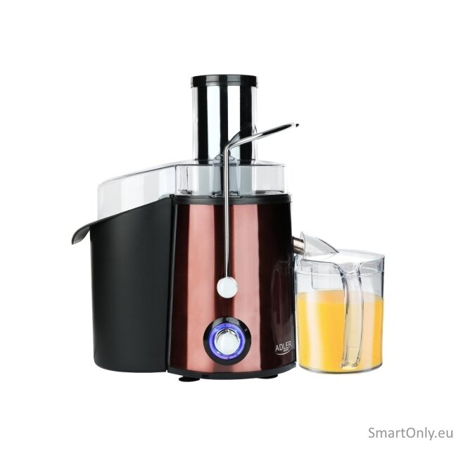 Adler Juicer AD 4129 Type Juicer maker Copper 1000 W Number of speeds 2 7 Adler Juicer AD 4129 Type Juicer maker Copper 1000 W Number of speeds 2 7
