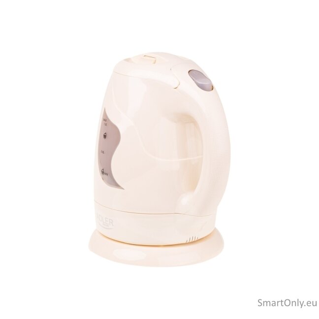 Adler | Kettle | AD 08 b | Standard | 850 W | 1 L | Plastic | 360° rotational base | Beige 4 Adler | Kettle | AD 08 b | Standard | 850 W | 1 L | Plastic | 360° rotational base | Beige 4