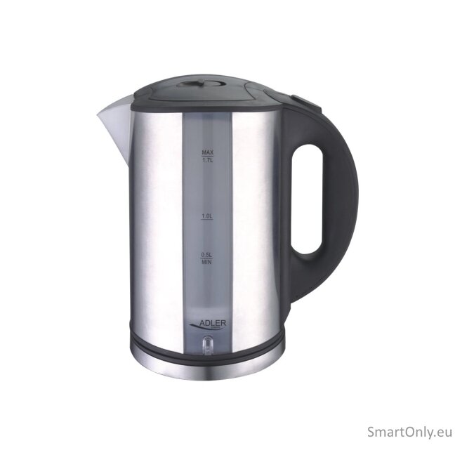Adler | Kettle | AD 1216 | Standard | 2000 W | 1.7 L | Stainless steel | 360° rotational base 6 Adler | Kettle | AD 1216 | Standard | 2000 W | 1.7 L | Stainless steel | 360° rotational base 6