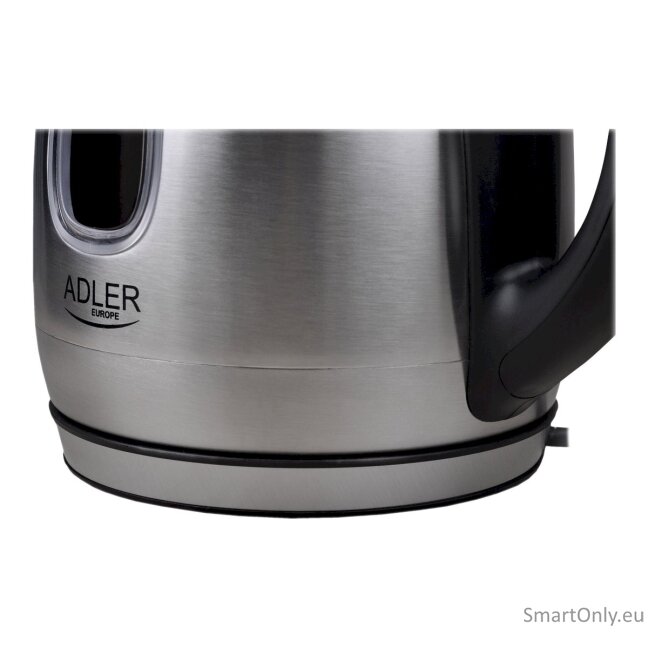 Adler Kettle AD 1223 Standard 2200 W 1.7 L Stainless steel 360° rotational base Stainless steel 10 Adler Kettle AD 1223 Standard 2200 W 1.7 L Stainless steel 360° rotational base Stainless steel 10