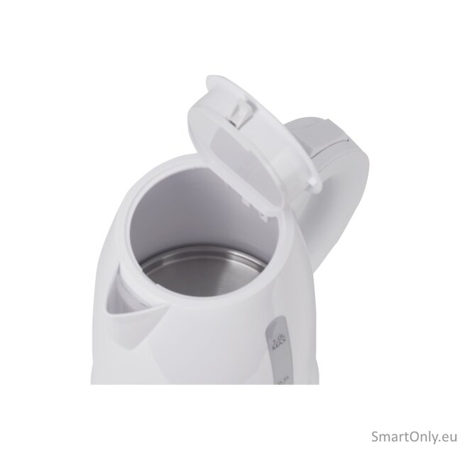 Adler | Kettle | AD 1272 | Electric | 1600 W | 1 L | Stainless steel/Polypropylene | 360° rotational base | White 6