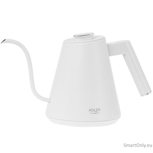 Adler | Kettle | AD 1349w | Electric | 1100 W | 1 L | Stainless Steel | 360° rotational base | White 4 Adler | Kettle | AD 1349w | Electric | 1100 W | 1 L | Stainless Steel | 360° rotational base | White 4