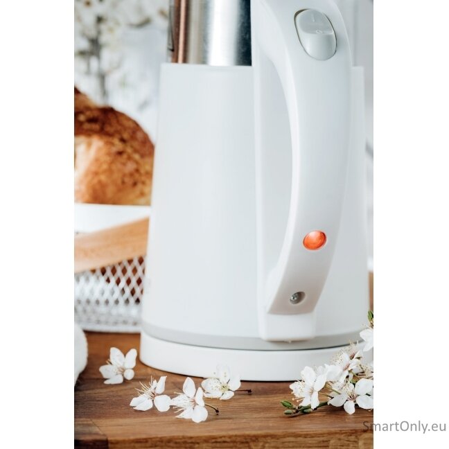 Adler | Kettle | AD 1372 | Electric | 800 W | 0.6 L | Plastic/Stainless steel | 360° rotational base | White 9
