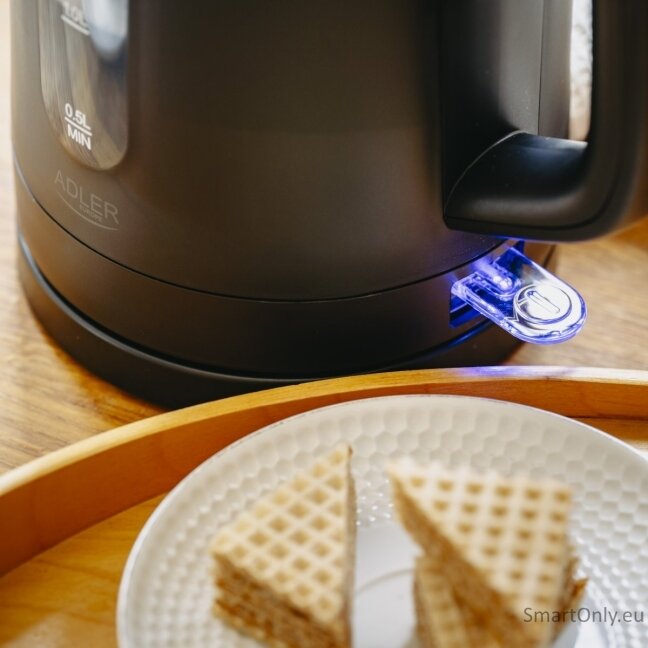 Adler Kettle | AD 1379b | Electric | 2200 W | 1.7 L | Polypropylene | 360° rotational base | Black 8 Adler Kettle | AD 1379b | Electric | 2200 W | 1.7 L | Polypropylene | 360° rotational base | Black 8