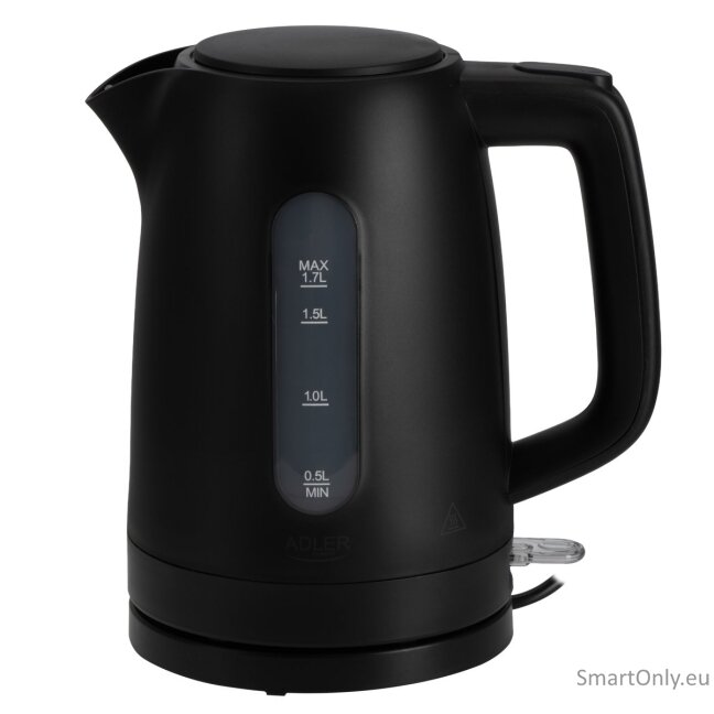 Adler Kettle | AD 1379b | Electric | 2200 W | 1.7 L | Polypropylene | 360° rotational base | Black Adler Kettle | AD 1379b | Electric | 2200 W | 1.7 L | Polypropylene | 360° rotational base | Black