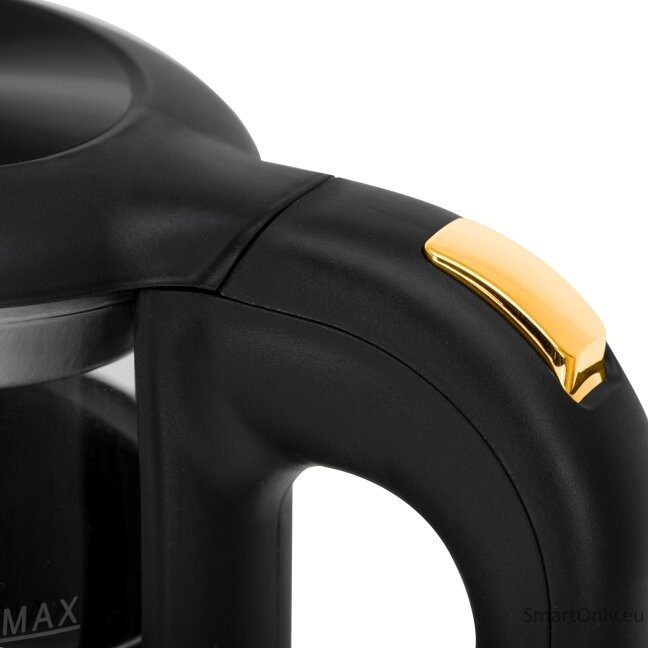 Adler Kettle with LED Display | AD 1305 | Electric | 2200 W | 1.7 L | Plastic | 360° rotational base | Black/Gold 6