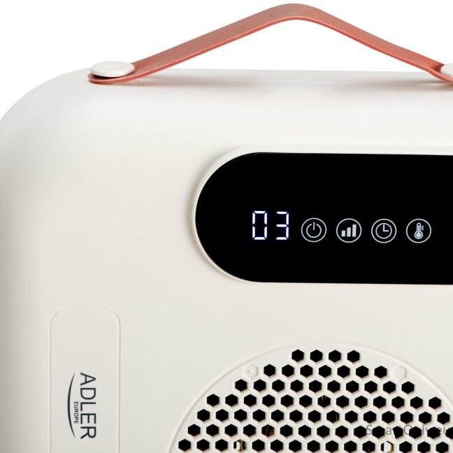 Adler LED Fan Heater with Remote Control | AD 7756 | Fan heater | 2000 W | Beige | IPX0 4 Adler LED Fan Heater with Remote Control | AD 7756 | Fan heater | 2000 W | Beige | IPX0 4